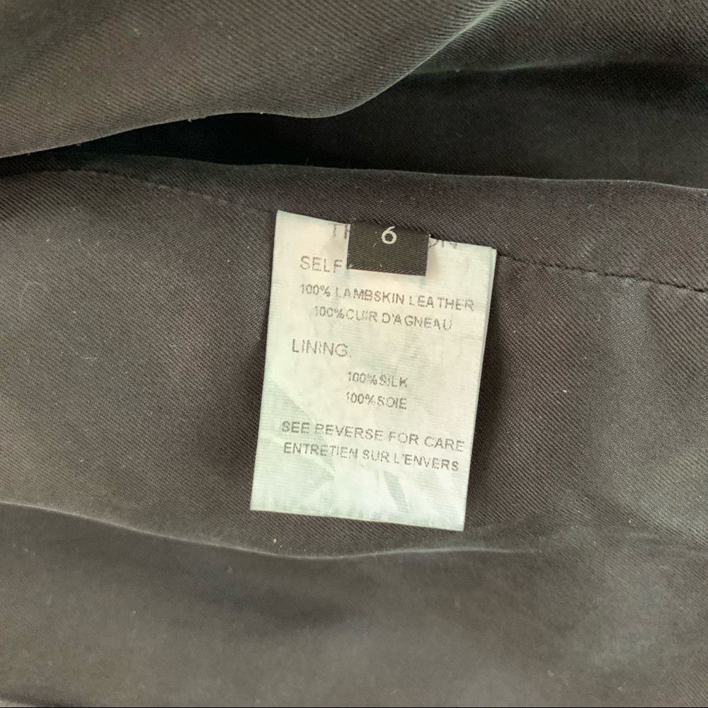 Thakoon Black Pocket Front Leather Jacket 6 NWOT - Picture 5 of 8